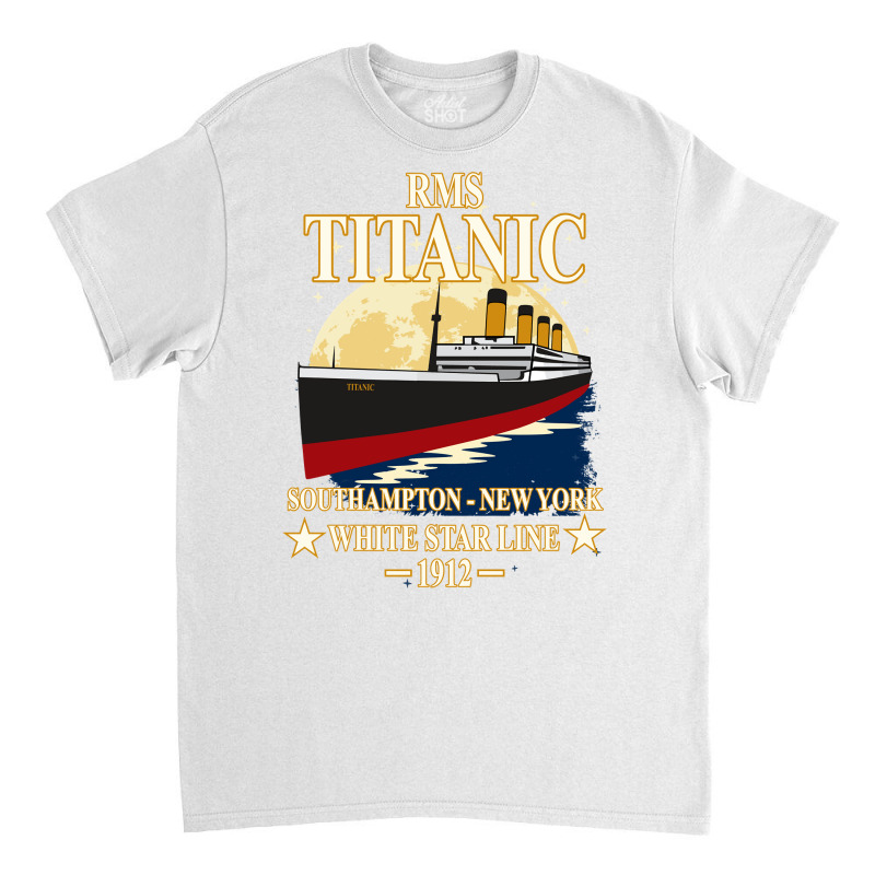 Rms Titanic White Star Line Cruise Ship 1912 Boys Girls Kids Long Slee Classic T-shirt | Artistshot