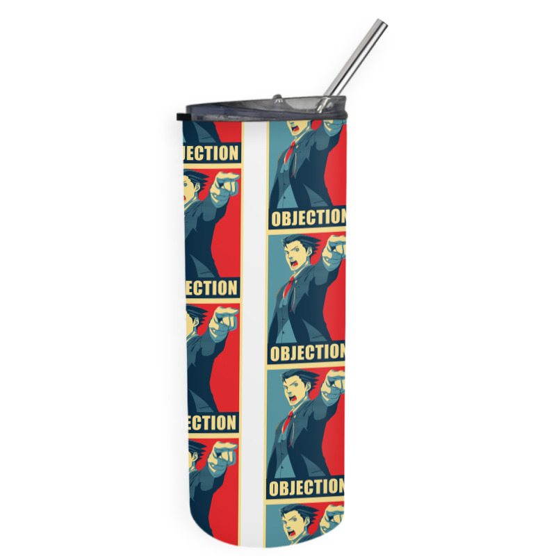 Objection Canvas Print Skinny Tumbler | Artistshot