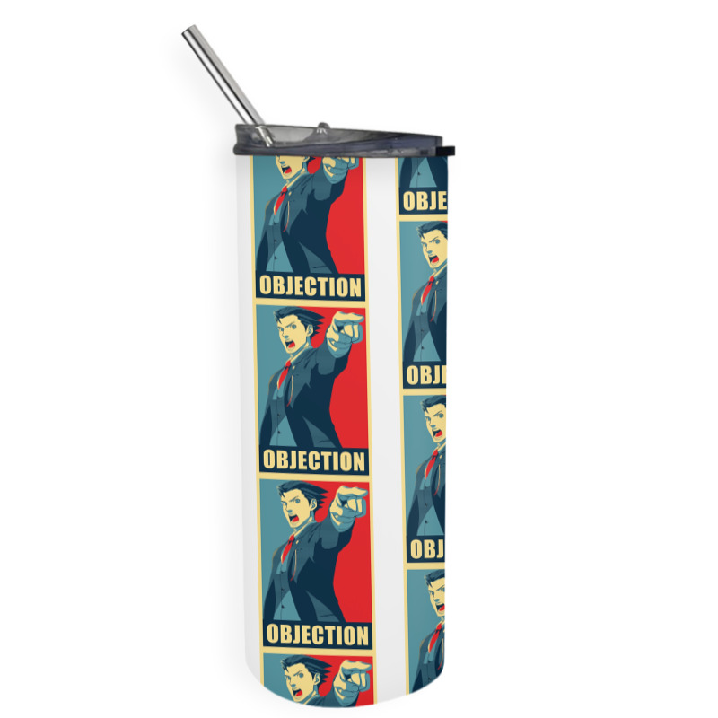 Objection Canvas Print Skinny Tumbler | Artistshot