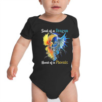 Soul Of A Dragon Heart Of A Phoenix T Shirt Baby Bodysuit | Artistshot