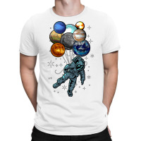 Astronaut Space Balloons Moon Mars Planets  Astronaut T-shirt | Artistshot