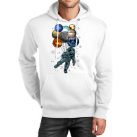 Astronaut Space Balloons Moon Mars Planets  Astronaut Unisex Hoodie | Artistshot