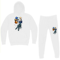 Astronaut Space Balloons Moon Mars Planets  Astronaut Hoodie & Jogger Set | Artistshot