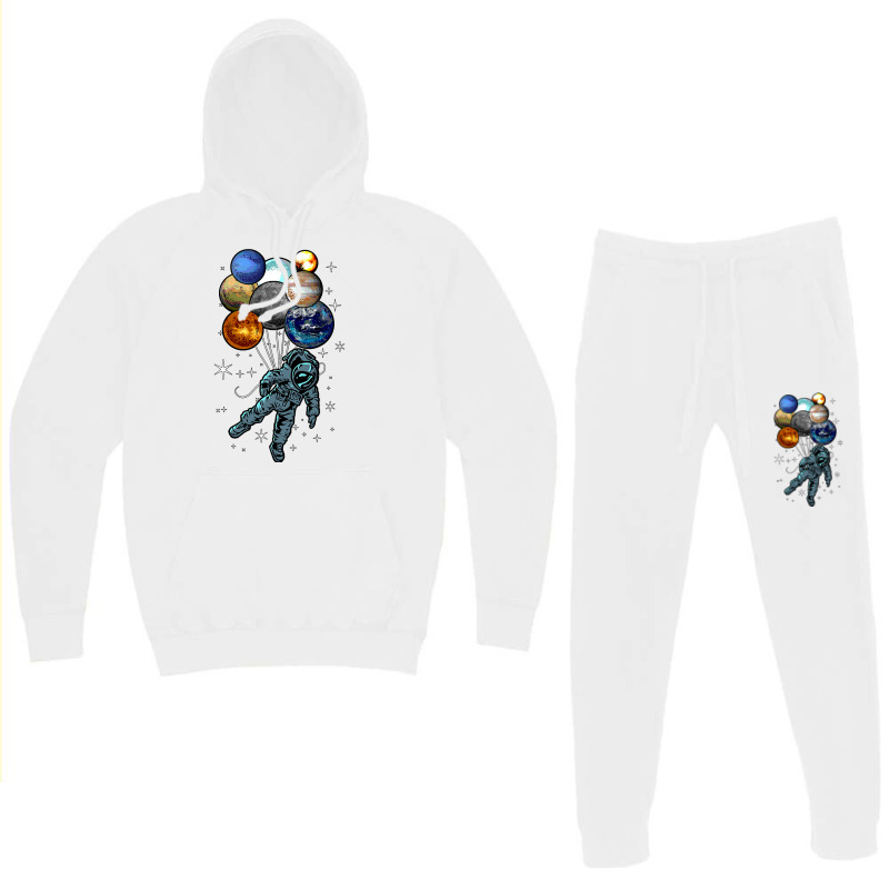 Astronaut Space Balloons Moon Mars Planets  Astronaut Hoodie & Jogger set by AuturoMedero90 | Artistshot