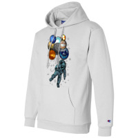 Astronaut Space Balloons Moon Mars Planets  Astronaut Champion Hoodie | Artistshot