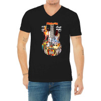 Marillion Guitar Signatures    Classic V-neck Tee | Artistshot