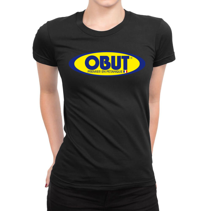 Obut Petanque Ladies Fitted T-Shirt by ardylanda | Artistshot