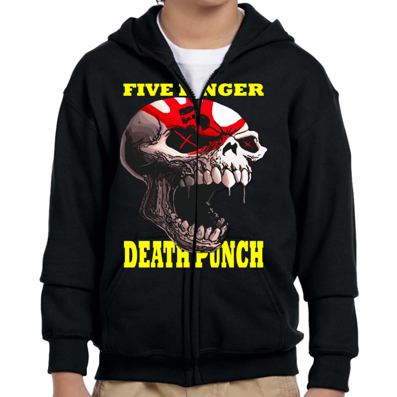 Five Finger #death #punch, Youth Zipper Hoodie | Artistshot