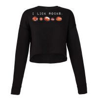 I Lick Rocks Agate Collector Cropped Sweater | Artistshot