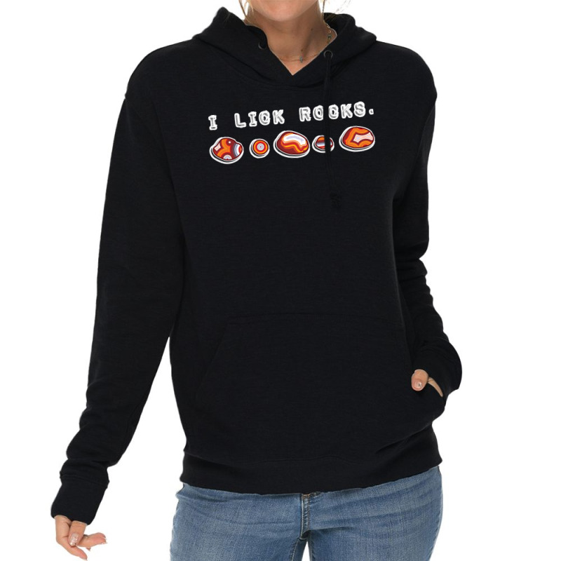 I Lick Rocks Agate Collector Classic Lightweight Hoodie by cm-arts | Artistshot