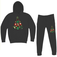 Cool Guitar Christmas Tree Guitar Lovers Christmas Tree Hoodie & Jogger Set | Artistshot