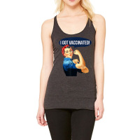 Pro Vaccine Vaccinated Rosie The Riveter Vaccinator T Shirt Racerback Tank | Artistshot