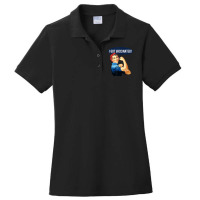 Pro Vaccine Vaccinated Rosie The Riveter Vaccinator T Shirt Ladies Polo Shirt | Artistshot