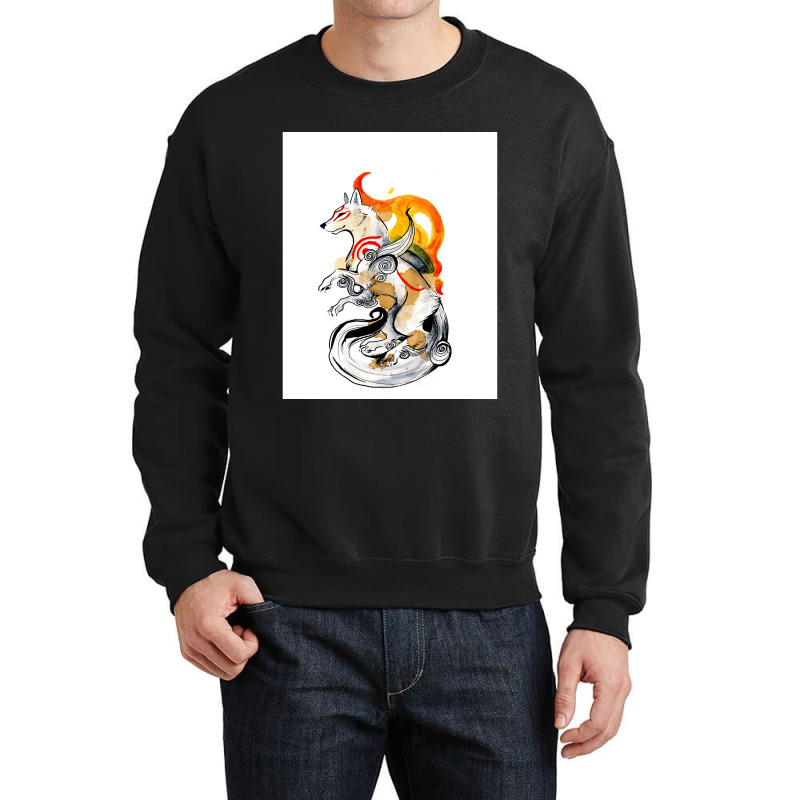 Okami Amaterasu Crewneck Sweatshirt | Artistshot