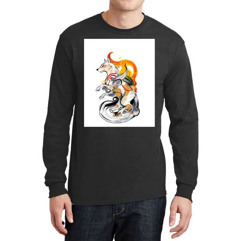 Okami Amaterasu Long Sleeve Shirts | Artistshot