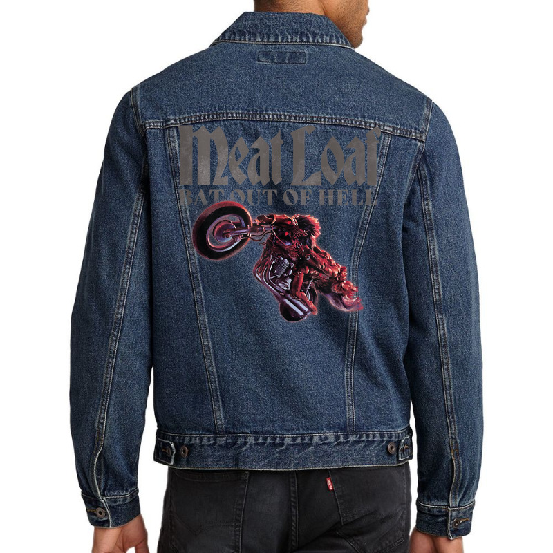 Meat Loaf Bat Out Of Hell Bike Tank Top Men Denim Jacket by jobsfvhaazg | Artistshot