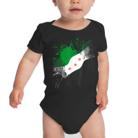 Syria Revolution Green Syrian Flag Free Syria T Shirt Baby Bodysuit | Artistshot