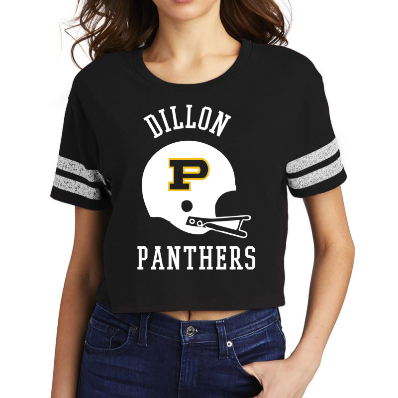 Dillon Panthers Football Scorecard Crop Tee by PamelaAnnHarris | Artistshot