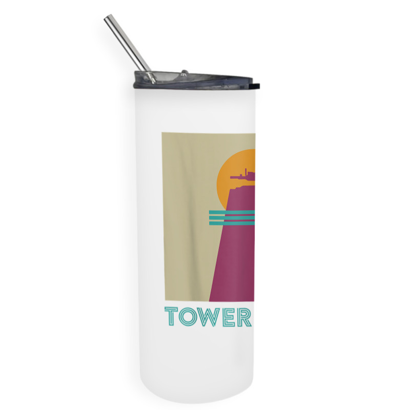 Retro Tower & Chill Tee   Gamer Titan Hunter Warlock T Shirt Skinny Tumbler | Artistshot