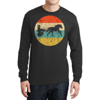 Horse Racing Owner Retro Vintage Equitation Harness Racing T Shirt Long Sleeve Shirts | Artistshot