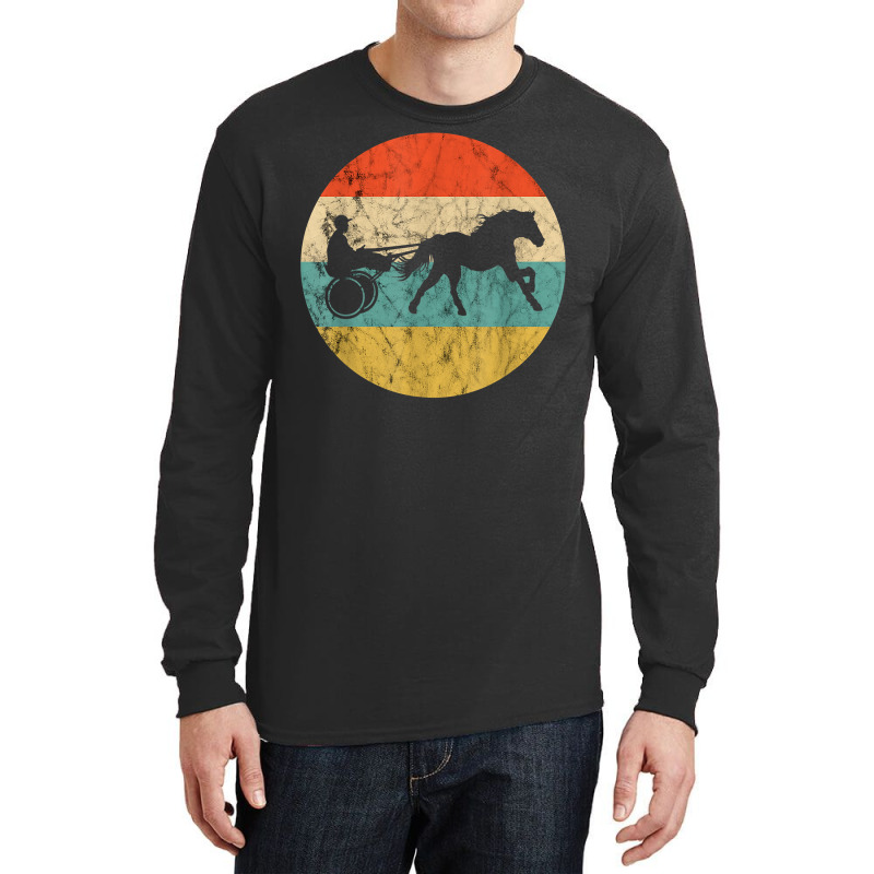 Horse Racing Owner Retro Vintage Equitation Harness Racing T Shirt Long Sleeve Shirts | Artistshot