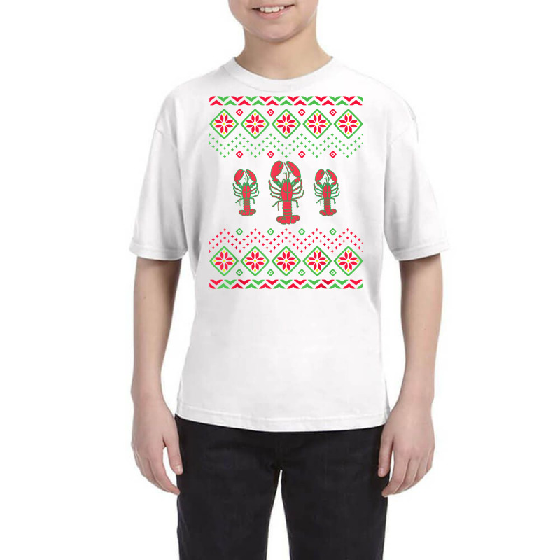 Christmas Crustacean Core Lobster T Shirt Youth Tee | Artistshot