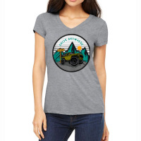 Drive Anywhere Overlanding Off Roading Tank Top Women's V-neck T-shirt | Artistshot