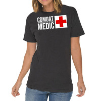 Combat Medic Specialist Army Armed Forces T Shirt Vintage T-shirt | Artistshot