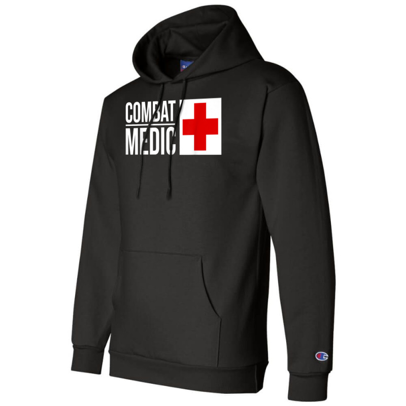 Combat Medic Specialist Army Armed Forces T Shirt Champion Hoodie by cm-arts | Artistshot