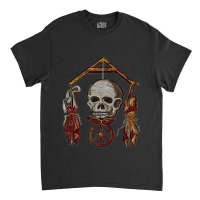 Roman Memento Mori Mosaic (black) Classic T-shirt | Artistshot