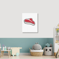 Steak , Steak Portrait Canvas Print | Artistshot