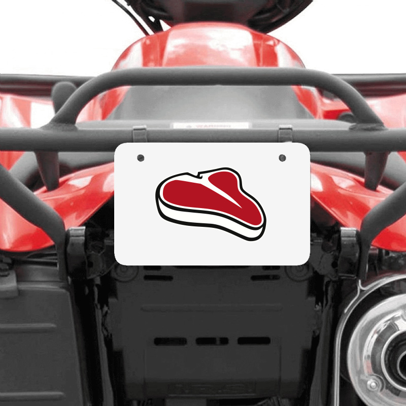 Steak , Steak Atv License Plate | Artistshot