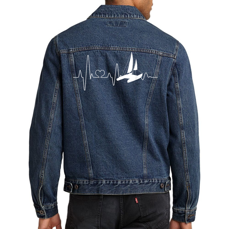 J'peux Pas J'ai Catamaran Evolution Of Captain Sailboat T Shirt Men Denim Jacket by romeroafhoweth1 | Artistshot