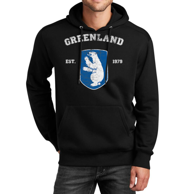 Vintage Coat Of Arms Greenland Unisex Hoodie | Artistshot