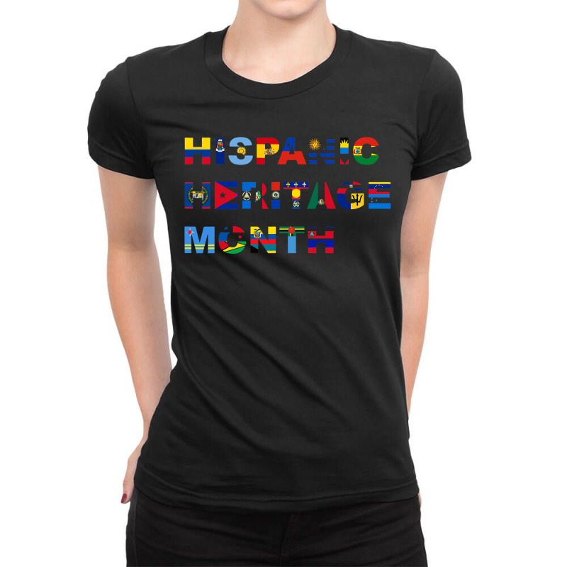 Latin America Culture Gift National Hispanic Heritage Month Ladies Fitted T-Shirt by new121 | Artistshot