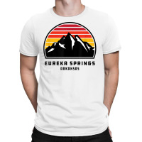 Eureka Springs Arkansas Retro Style Mountain Sunset Cool T Shirt T-shirt | Artistshot