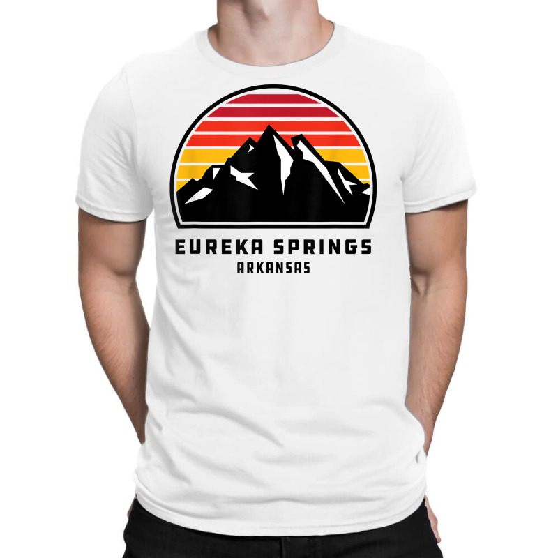 Eureka Springs Arkansas Retro Style Mountain Sunset Cool T Shirt T-shirt | Artistshot