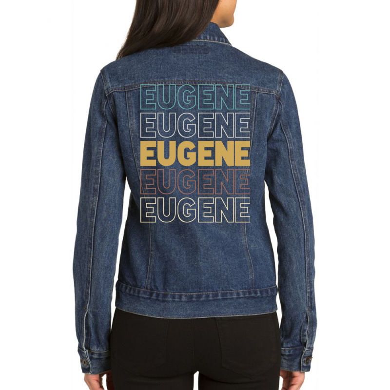 Eugene Eugene Eugene Eugene Eugene Ladies Denim Jacket by Topseller | Artistshot