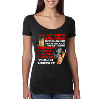 Legal Gun Owners Have 200m Guns And Trillion Ammo Women's Triblend Scoop T-shirt | Artistshot