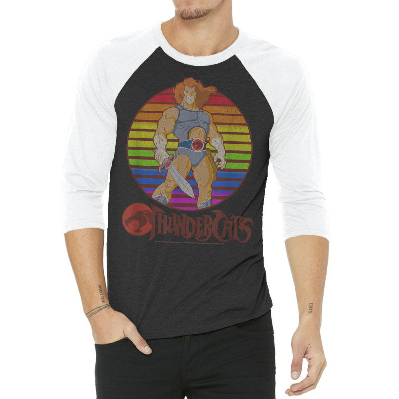 Thundercats Lion O Rainbow Sunset Poster T Shirt 3/4 Sleeve Shirt by nuzhetanopo | Artistshot