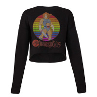 Thundercats Lion O Rainbow Sunset Poster T Shirt Cropped Sweater | Artistshot