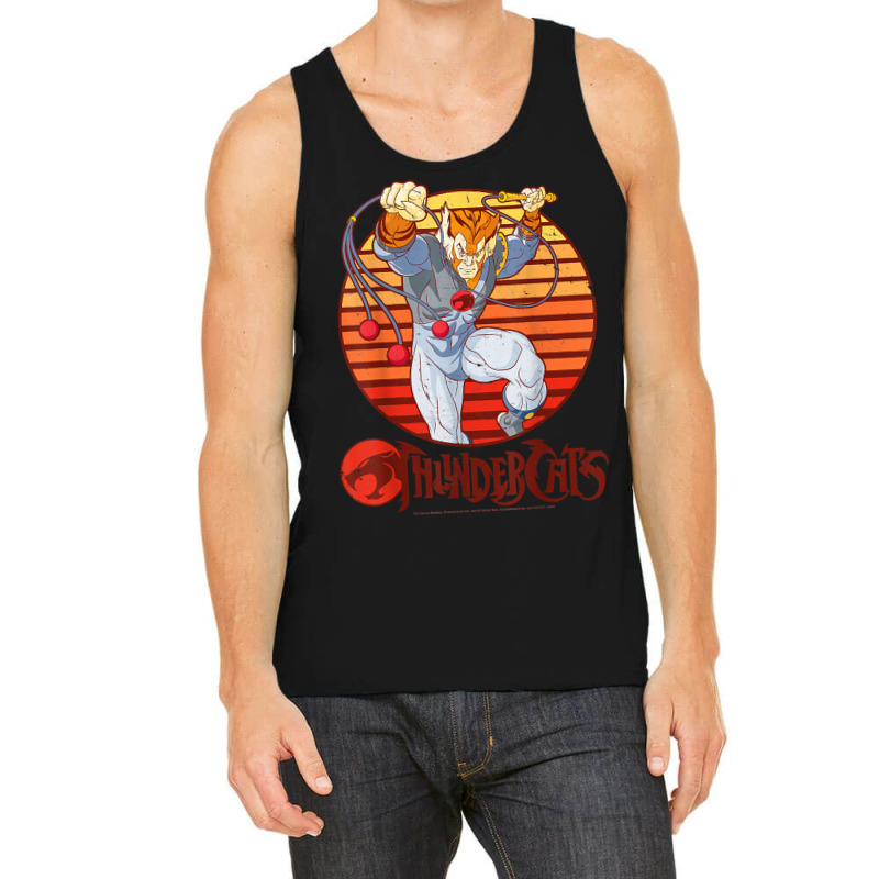 Thundercats Tygra Retro Sunset Portrait T Shirt Tank Top by nuzhetanopo | Artistshot