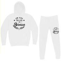 I'm Not Yelling I'm Bosnian Raglan Baseball Tee Hoodie & Jogger Set | Artistshot