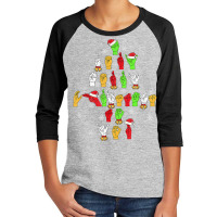 Funny Asl Christmas American Sign Language T Shirt Youth 3/4 Sleeve | Artistshot