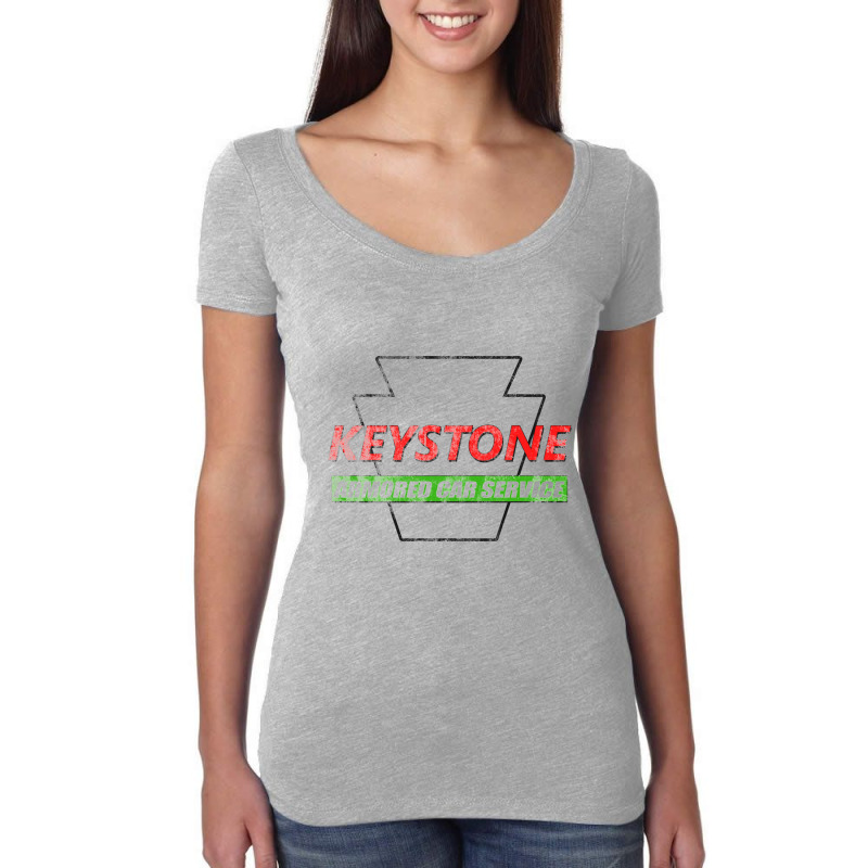 Keystone Armored Car Service From Groundhog Day Women's Triblend Scoop T-shirt by sunlightafterdark | Artistshot