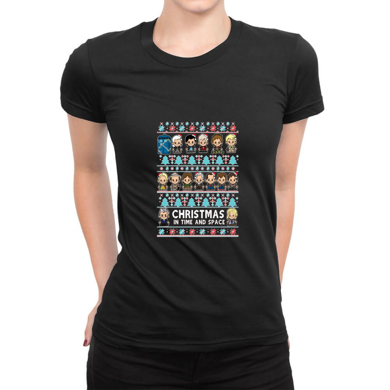 Lil Doctors Christmas Jumper With Added Ladies Fitted T-shirt | Artistshot