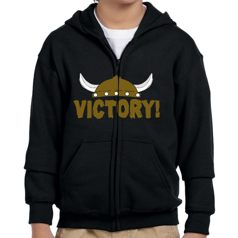 Entourage Viking Victory Youth Zipper Hoodie | Artistshot