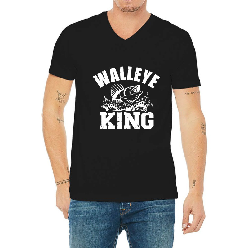 Walleye King, Walleye V-neck Tee | Artistshot