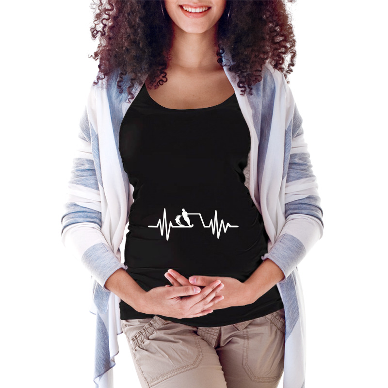 Water Ski Frequency, Water Ski Maternity Scoop Neck T-shirt | Artistshot