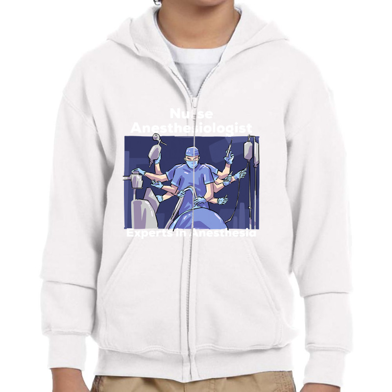 Crna T Shirt To Show Pride In Nurse Anesthesiologists Youth Zipper Hoodie | Artistshot